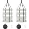 Ipower 2-PACK 3" Thickest Steel Rings Foldable Hanging Dryer Rack, 2 Feet Diameter 4 Layer, 2PK GLDRYRD2L4X2 - alternate 6
